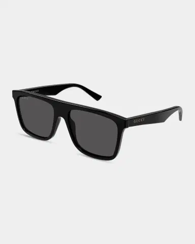 Gucci Men's GG2182S-001 Acetate Rectangle Sunglasses | Thumbnail 2 Gucci Men's GG2182S-001 Acetate Rectangle Sunglasses | Thumbnail 2