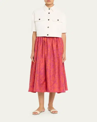 Max Mara Cropped Button-Down Jacket | Thumbnail 6 Max Mara Cropped Button-Down Jacket | Thumbnail 6