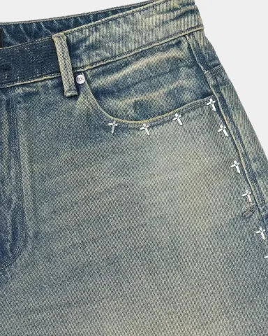 RTA Exodus Gustavo Denim Bermuda Shorts | Thumbnail 4 RTA Exodus Gustavo Denim Bermuda Shorts | Thumbnail 4