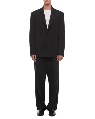 Helmut Lang Men's Wool Gabardine Relaxed-Fit Blazer | Thumbnail 1