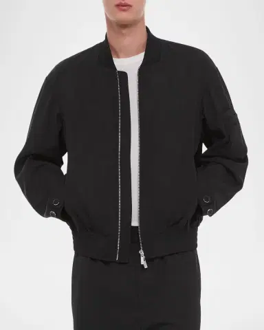 Helmut Lang Men's HL001 Wool Bomber Jacket | Thumbnail 5