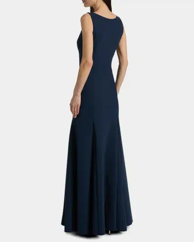 Chiara Boni La Petite Robe Lores Square-Neck Stretch Jersey Godet Gown | Thumbnail 3 Chiara Boni La Petite Robe Lores Square-Neck Stretch Jersey Godet Gown | Thumbnail 3