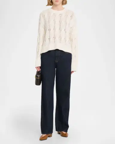 Sablyn Tristan Cable-Knit Cashmere Sweater | Thumbnail 2