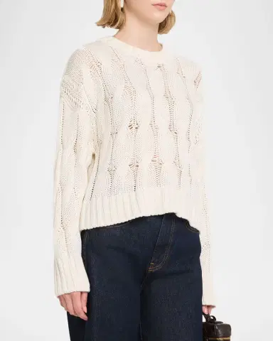 Sablyn Tristan Cable-Knit Cashmere Sweater | Thumbnail 4