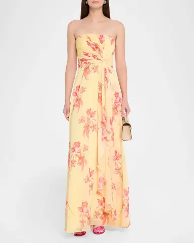 As It May Isabella Strapless Draped Chiffon Gown | Thumbnail 2 As It May Isabella Strapless Draped Chiffon Gown | Thumbnail 2