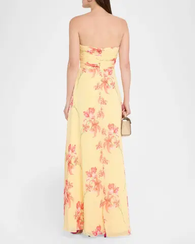 As It May Isabella Strapless Draped Chiffon Gown | Thumbnail 3 As It May Isabella Strapless Draped Chiffon Gown | Thumbnail 3