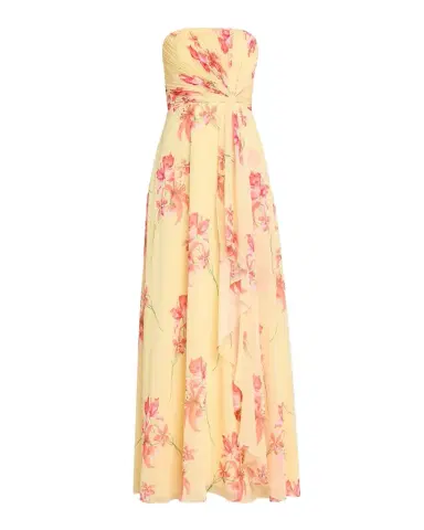 As It May Isabella Strapless Draped Chiffon Gown | Thumbnail 1 As It May Isabella Strapless Draped Chiffon Gown | Thumbnail 1