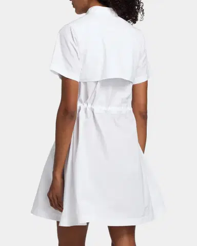 Burberry Isotta Drawstring Short-Sleeve Mini Shirtdress | Thumbnail 3 Burberry Isotta Drawstring Short-Sleeve Mini Shirtdress | Thumbnail 3