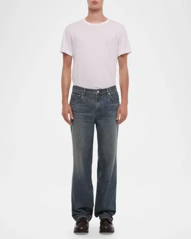 Helmut Lang Men's Wardrobe Wide-Leg Denim Jeans | Thumbnail 2