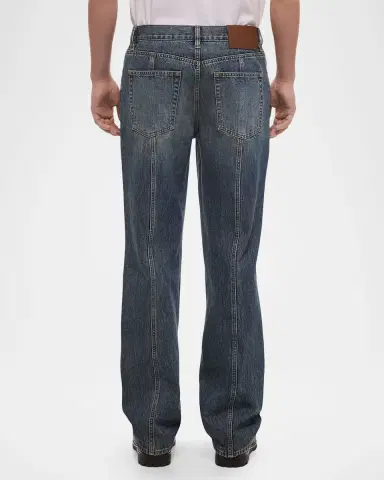 Helmut Lang Men's Wardrobe Wide-Leg Denim Jeans | Thumbnail 3