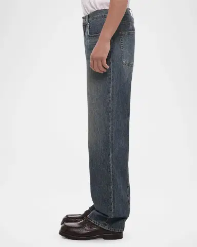 Helmut Lang Men's Wardrobe Wide-Leg Denim Jeans | Thumbnail 5