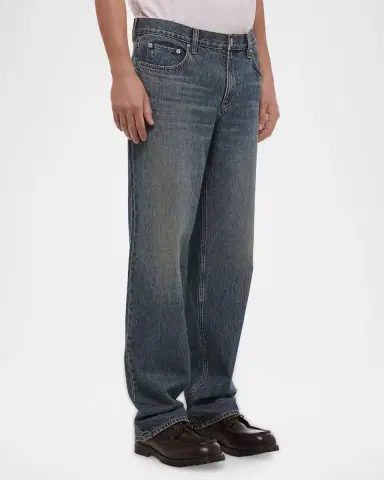 Helmut Lang Men's Wardrobe Wide-Leg Denim Jeans | Thumbnail 8