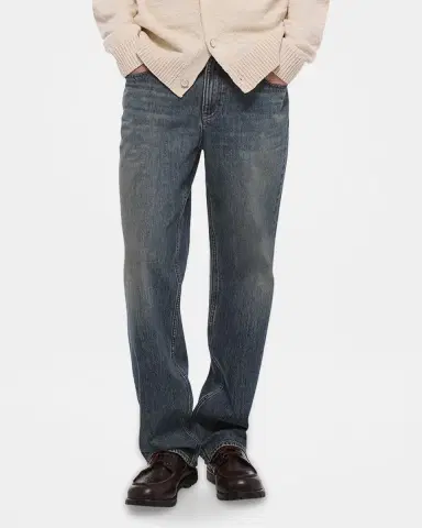 Helmut Lang Men's Wardrobe Wide-Leg Denim Jeans | Thumbnail 9