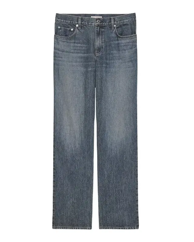 Men 's Wardrobe Wide-Leg Denim Jeans