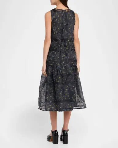 Ganni Shibori Organza Dress | Thumbnail 3 Ganni Shibori Organza Dress | Thumbnail 3