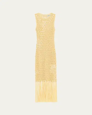 SIMKHAI Jensen Macrame Midi Dress | Thumbnail 5 SIMKHAI Jensen Macrame Midi Dress | Thumbnail 5