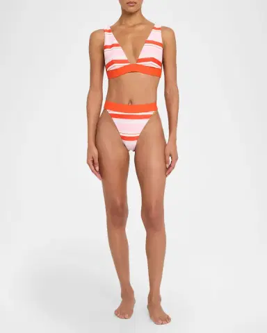 Simkhai Kristy Striped Bikini Bottoms | Thumbnail 2 Simkhai Kristy Striped Bikini Bottoms | Thumbnail 2