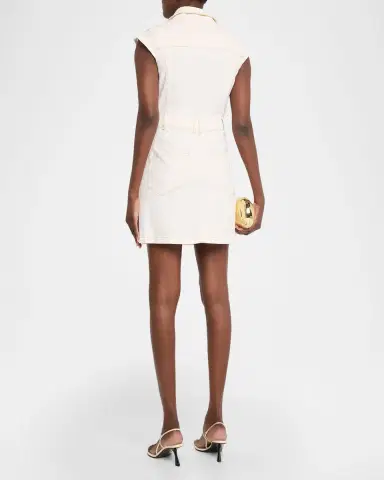 PAIGE Jaxsyn Denim Mini Dress | Thumbnail 3 PAIGE Jaxsyn Denim Mini Dress | Thumbnail 3