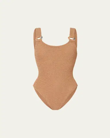 Burberry x Hunza G Domino One-Piece Swimsuit | Thumbnail 4