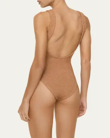 Burberry x Hunza G Domino One-Piece Swimsuit | Thumbnail 6