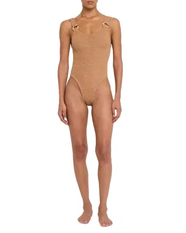 Burberry x Hunza G Domino One-Piece Swimsuit | Thumbnail 1