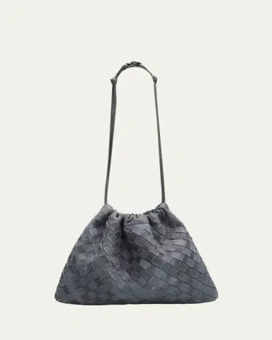 Bottega Veneta Medium Drawstring Suede Dustbag | Thumbnail 4 Bottega Veneta Medium Drawstring Suede Dustbag | Thumbnail 4