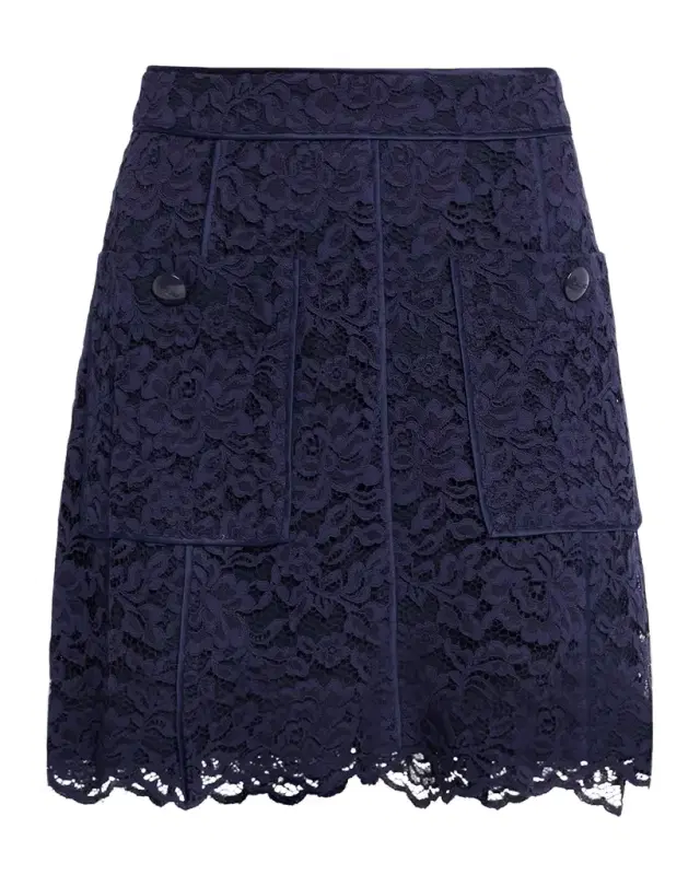 Riven Lace Mini Skirt