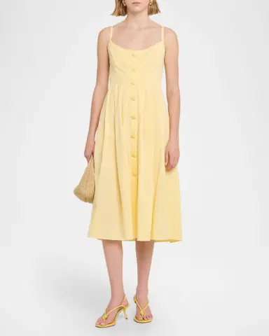L'Agence Reanne Midi Dress | Thumbnail 2 L'Agence Reanne Midi Dress | Thumbnail 2
