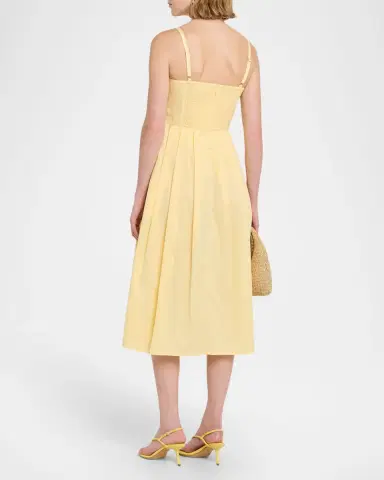 L'Agence Reanne Midi Dress | Thumbnail 3 L'Agence Reanne Midi Dress | Thumbnail 3