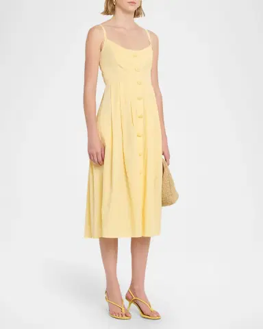 L'Agence Reanne Midi Dress | Thumbnail 4 L'Agence Reanne Midi Dress | Thumbnail 4