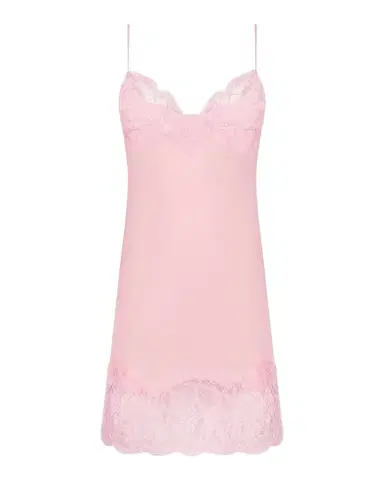 Lise Charmel Deesse En Glam Lace-Trim Silk Crepe Nightie | Thumbnail 1