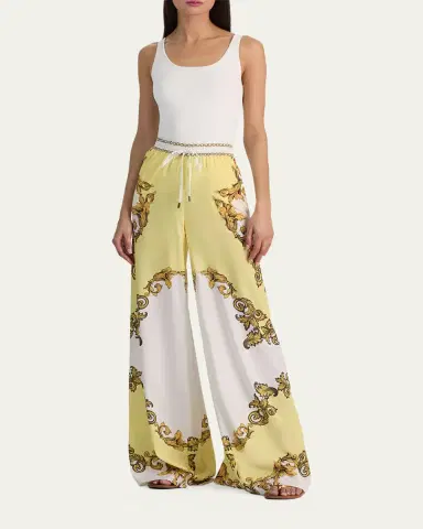 Alice + Olivia Golden Coast Ojai Wide-Leg Pants | Thumbnail 2 Alice + Olivia Golden Coast Ojai Wide-Leg Pants | Thumbnail 2