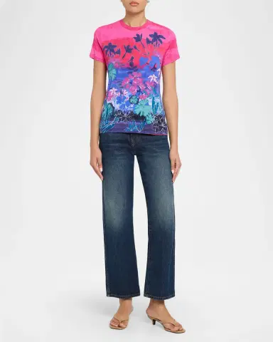 Johnny Was The Janie Favorite Ombre Floral Tee | Thumbnail 2