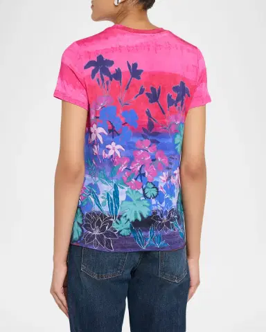Johnny Was The Janie Favorite Ombre Floral Tee | Thumbnail 3