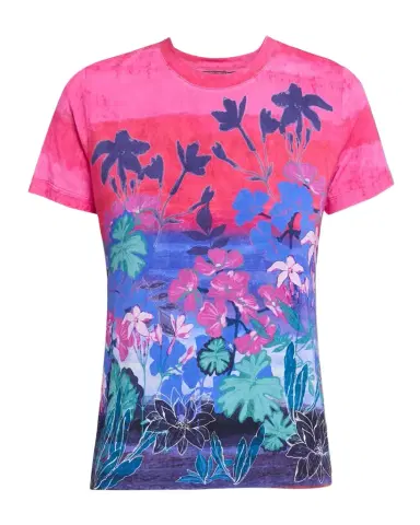 Johnny Was The Janie Favorite Ombre Floral Tee | Thumbnail 1