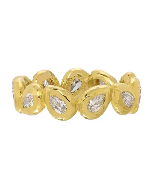 Diamond Pear Nesting Eternity Ring