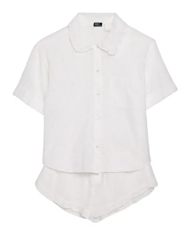 Polo Ralph Lauren Eyelet-Embroidered Cotton Pajama Set