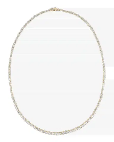 LANA Graduating Diamond Tennis Necklace | Thumbnail 2