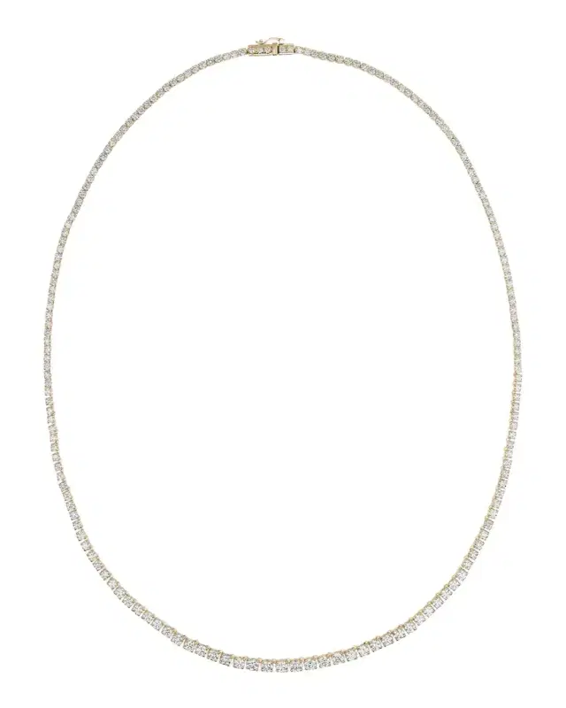 Graduating Diamond Tennis Necklace