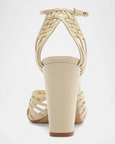 Alexandre Birman 90mm Lilian Woven Leather Sandals | Thumbnail 4 Alexandre Birman 90mm Lilian Woven Leather Sandals | Thumbnail 4