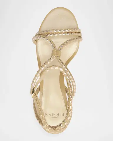 Alexandre Birman 45mm Elba Semolina Braided Leather Sandals | Thumbnail 5 Alexandre Birman 45mm Elba Semolina Braided Leather Sandals | Thumbnail 5