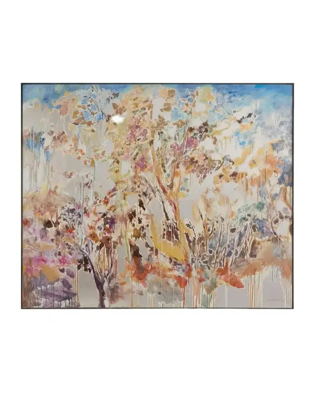 John-Richard Collection "Dusken Thicket" Framed Original Painting by Teng Fei