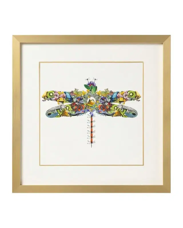 John-Richard Collection "Fantasy World Collection: Dragonfly" Framed Giclee by Amy Shaw