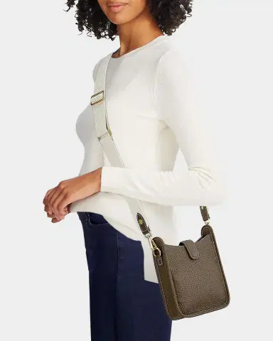GiGi New York Ellie Pebble Leather Crossbody Bag | Thumbnail 4 GiGi New York Ellie Pebble Leather Crossbody Bag | Thumbnail 4