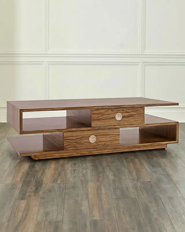 John-Richard Collection Vantage 2-Drawer Cocktail Table