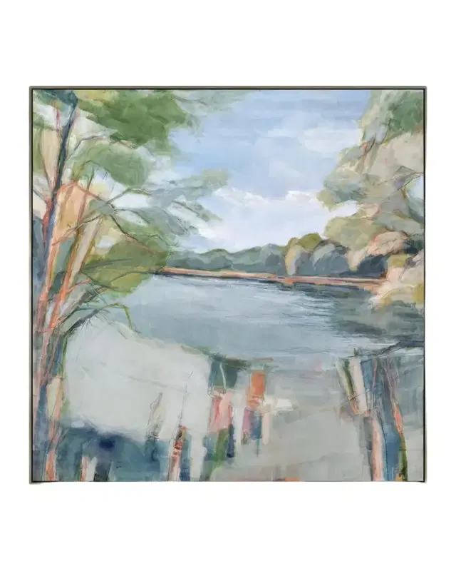 John-Richard Collection "Down by Still Waters" Framed Giclee by Shelley Bolton