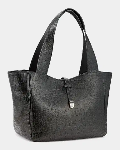 GiGi New York Mercer Croc-Embossed Leather Tote Bag | Thumbnail 4 GiGi New York Mercer Croc-Embossed Leather Tote Bag | Thumbnail 4