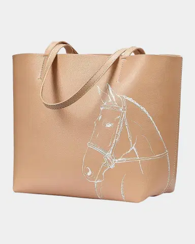 Gigi New York x Melissa Bamber Hunter Horse-Printed Leather Tote Bag | Thumbnail 6 Gigi New York x Melissa Bamber Hunter Horse-Printed Leather Tote Bag | Thumbnail 6