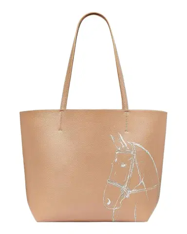 Gigi New York x Melissa Bamber Hunter Horse-Printed Leather Tote Bag | Thumbnail 1 Gigi New York x Melissa Bamber Hunter Horse-Printed Leather Tote Bag | Thumbnail 1