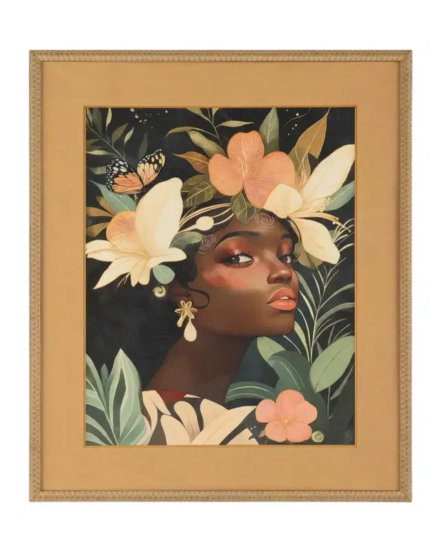 John-Richard Collection "Multicultural I" Framed Giclee by Honiker